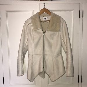 Bebe faux suede winter coat